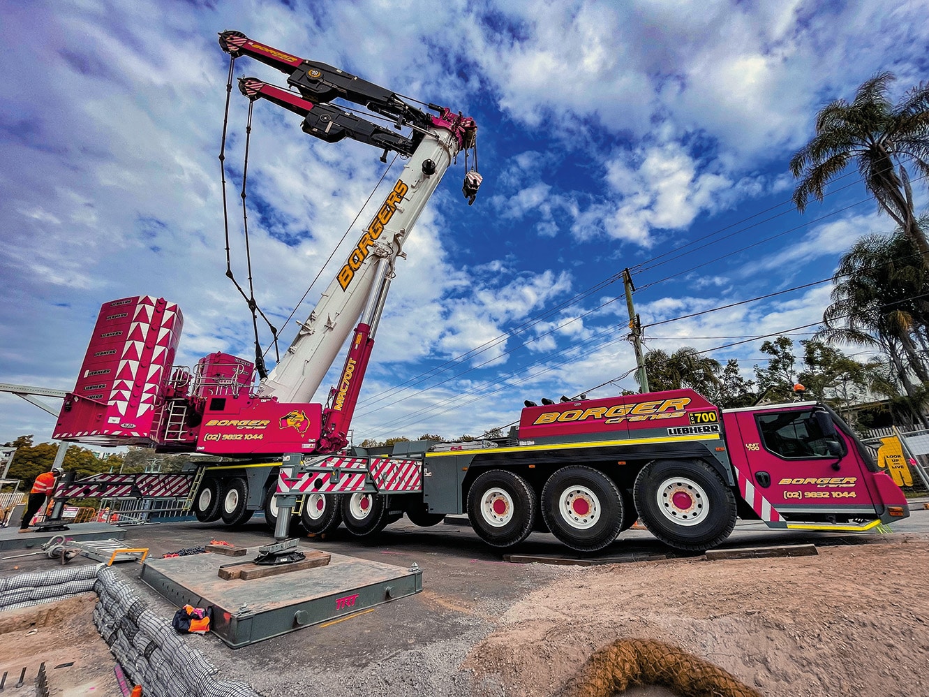 TRT has supplied Borger Cranes & Rigging with over 80 diverse Crane Support Trailers and hundreds of Crane Outrigger Pads.
