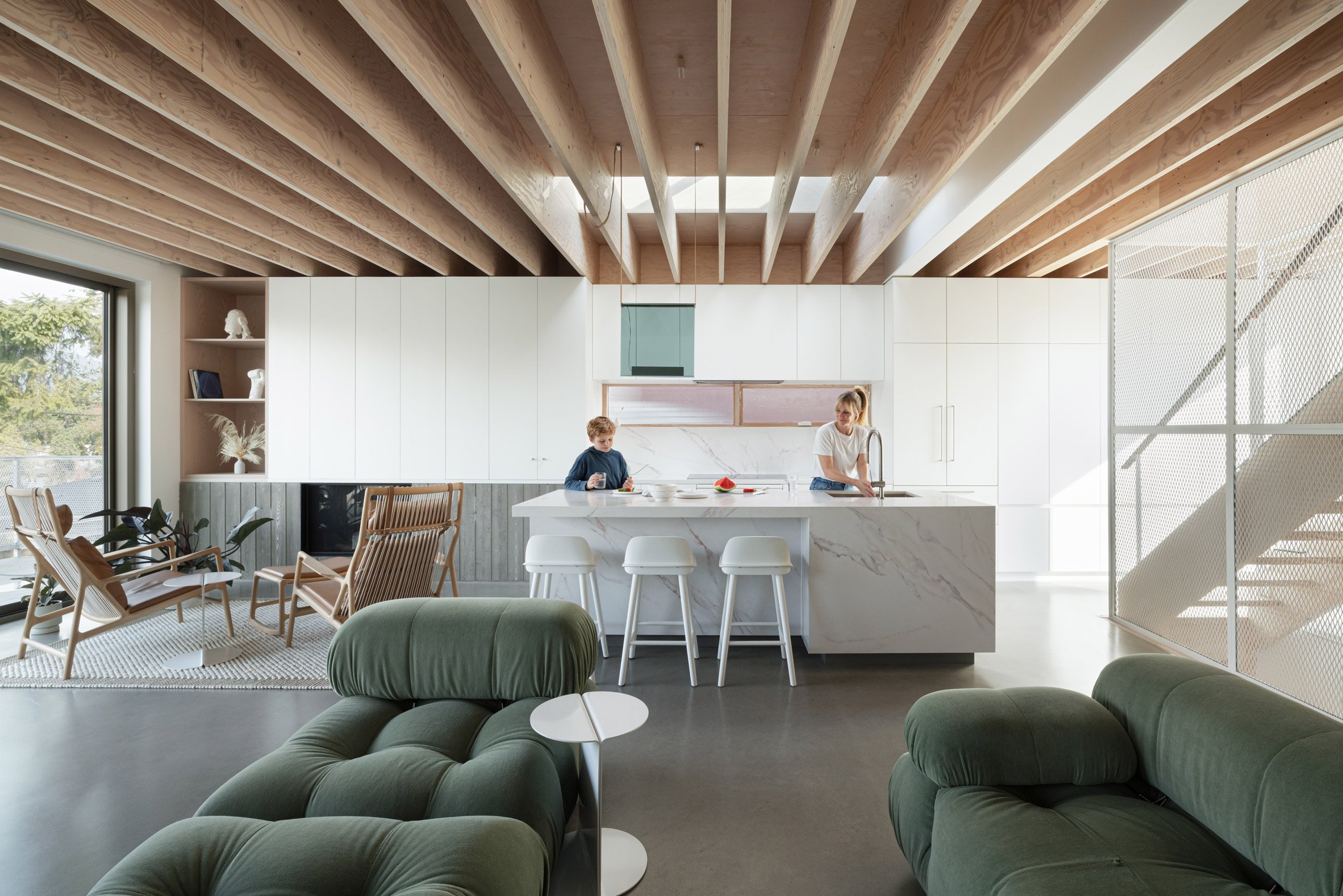 Living space within Vancouver home by SMStudio