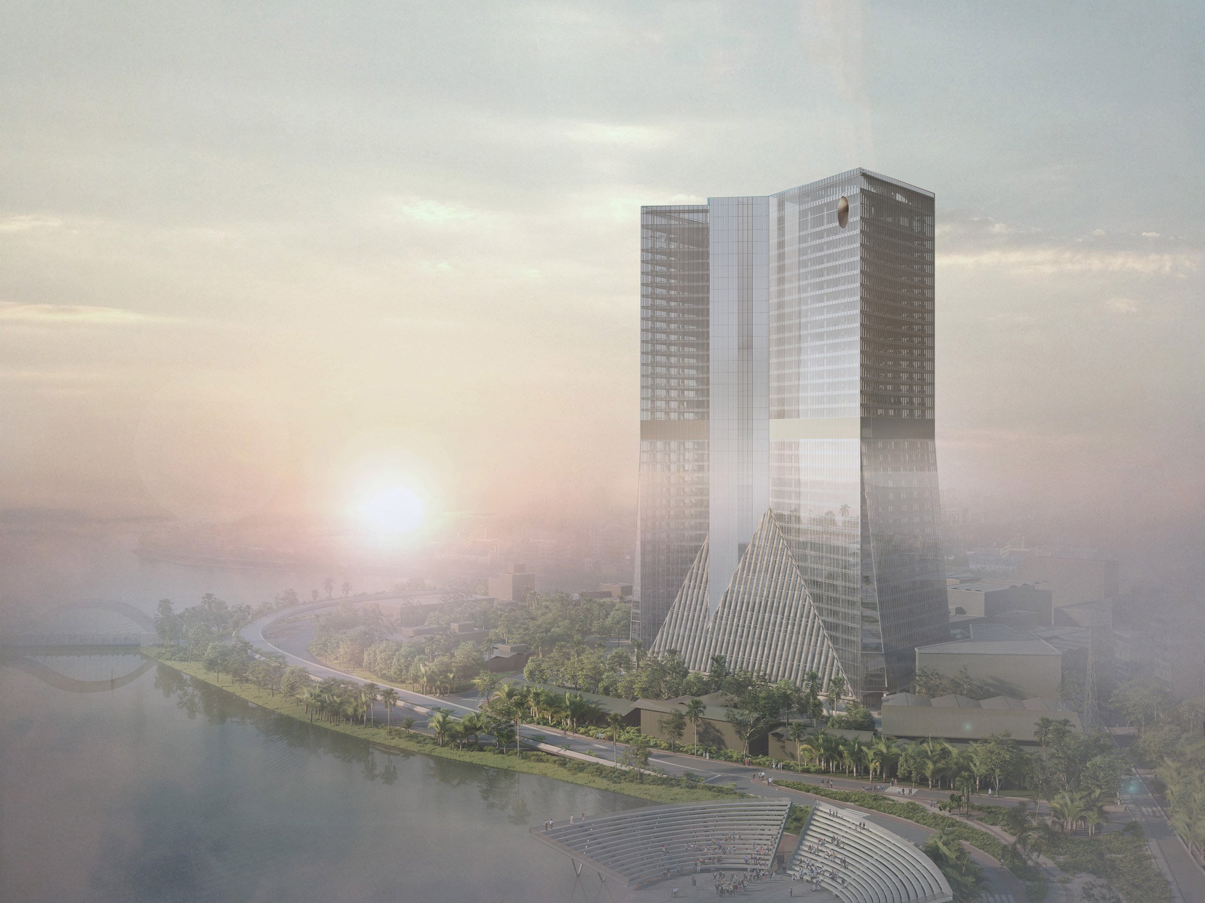 OMA Dhaka skyscraper in Bangladesh