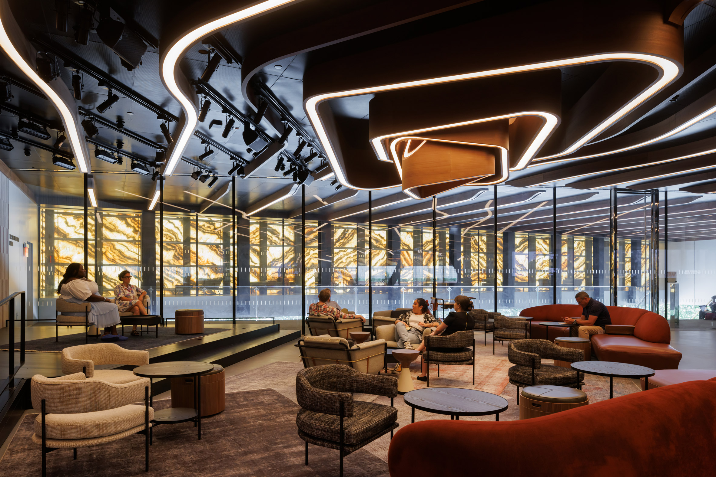 Lobby of Perelman Center