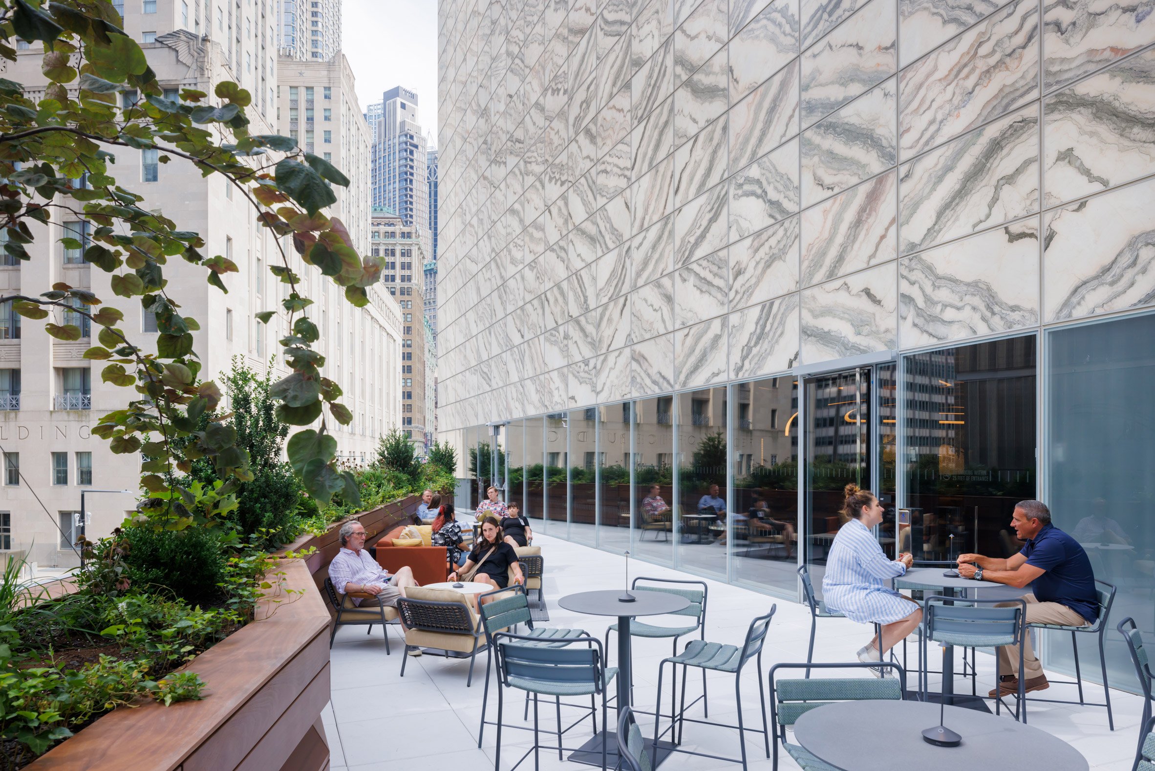 Terrace at the Perelman Center