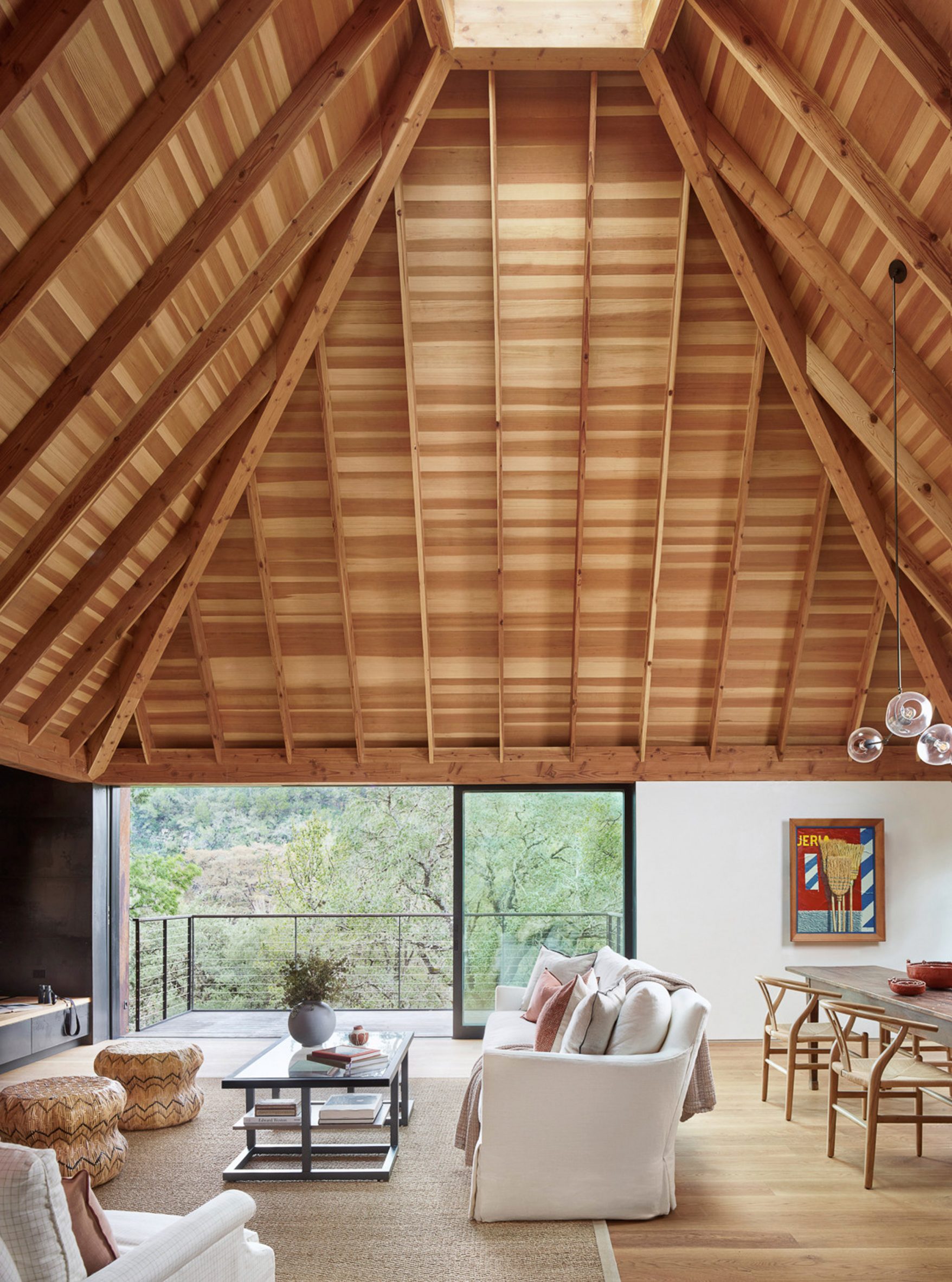 Pyramidal hipped roof design by Lake Flato Architects