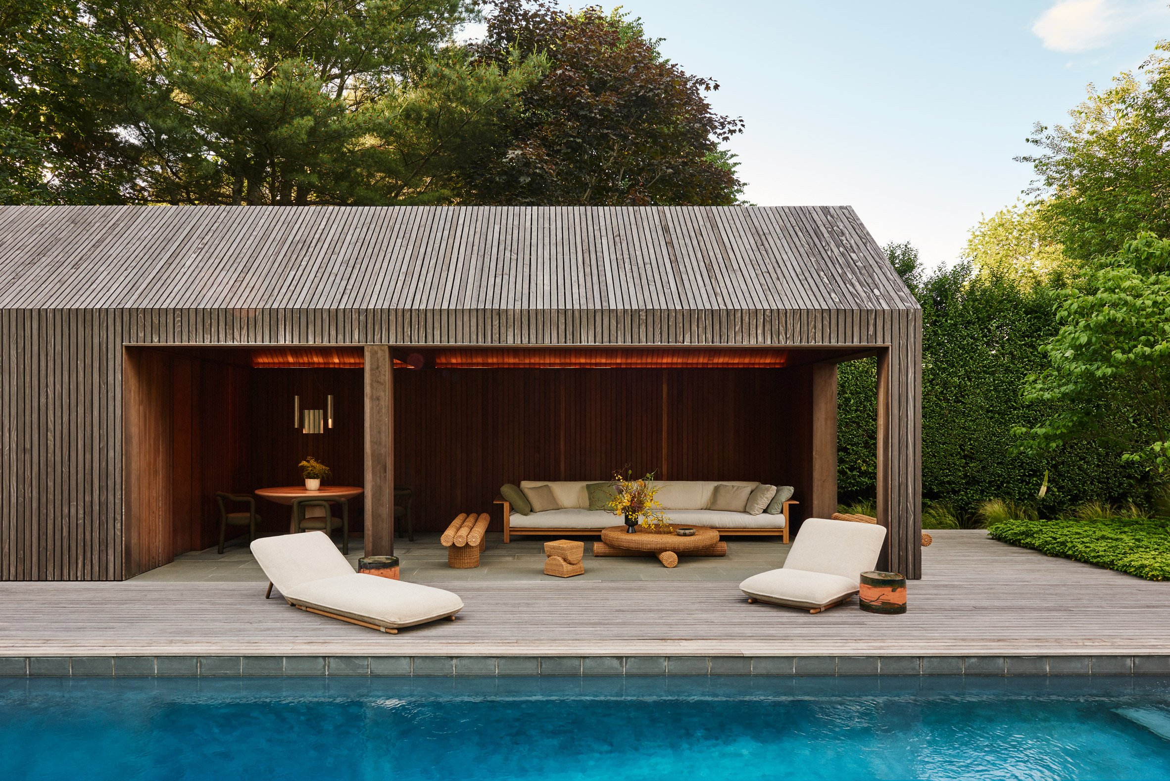 Swimming pool at Six Square House