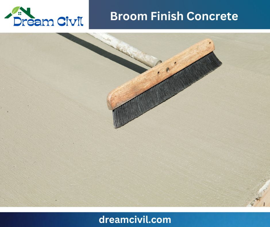 Broom Finish Concrete