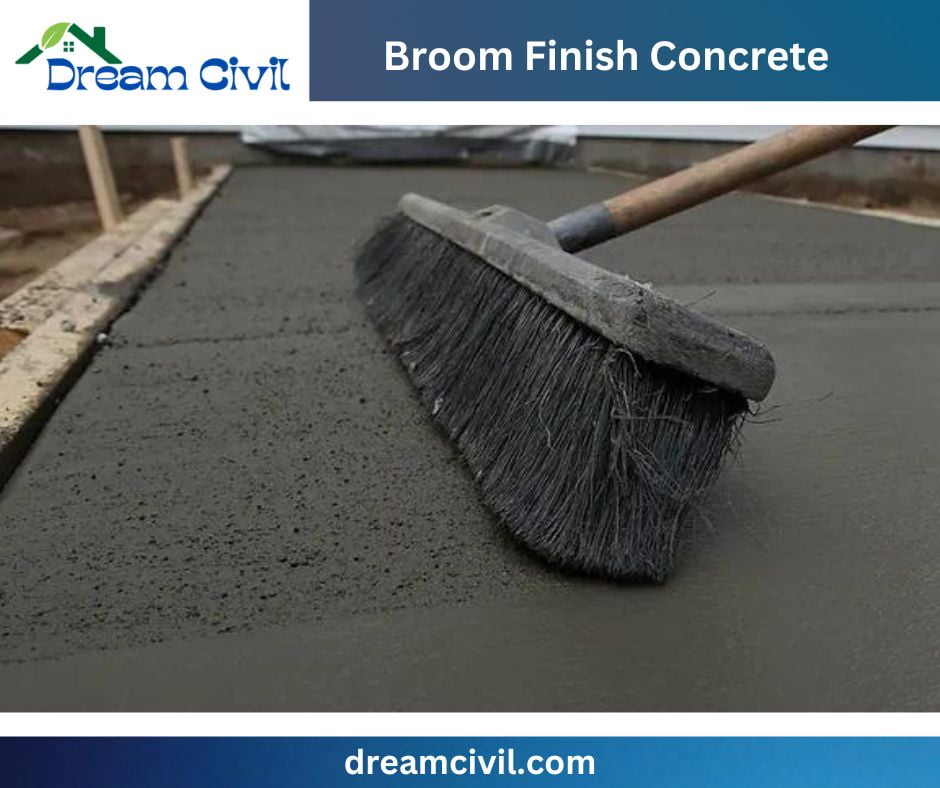 Broom Finish Concrete