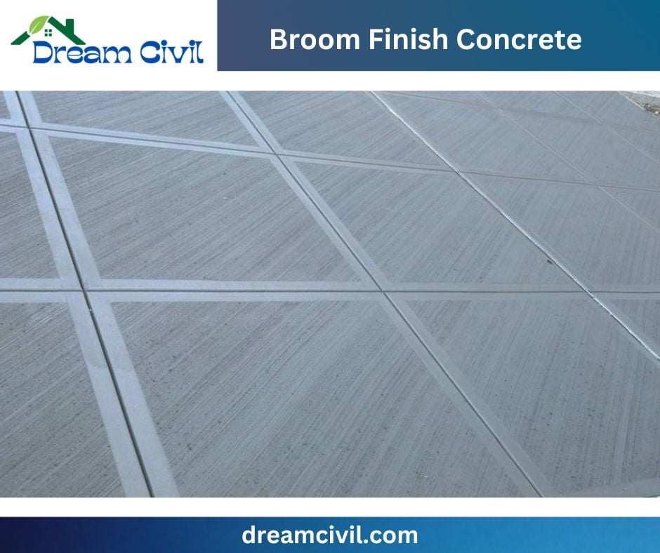 Broom Finish Concrete