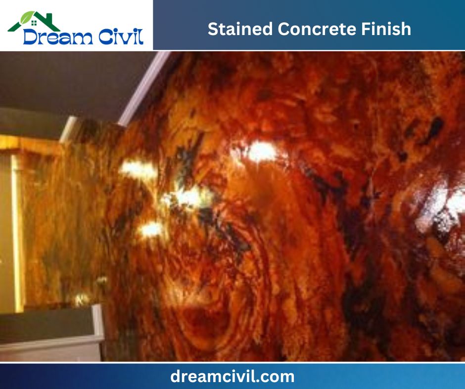 Stained Concrete Finish