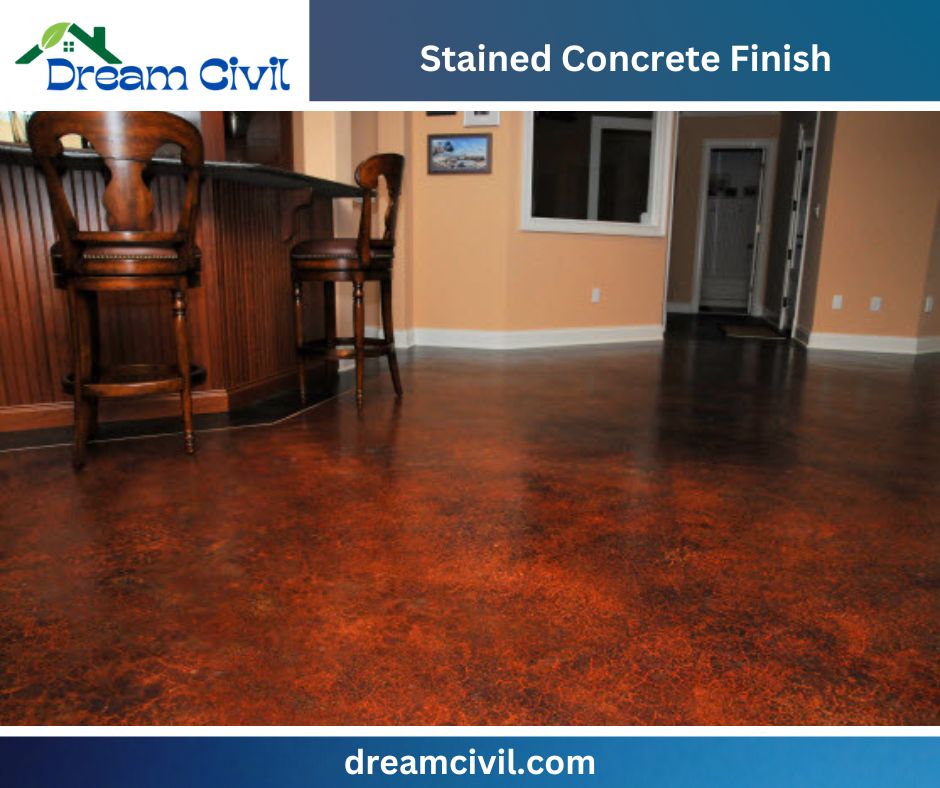 Stained Concrete Finish