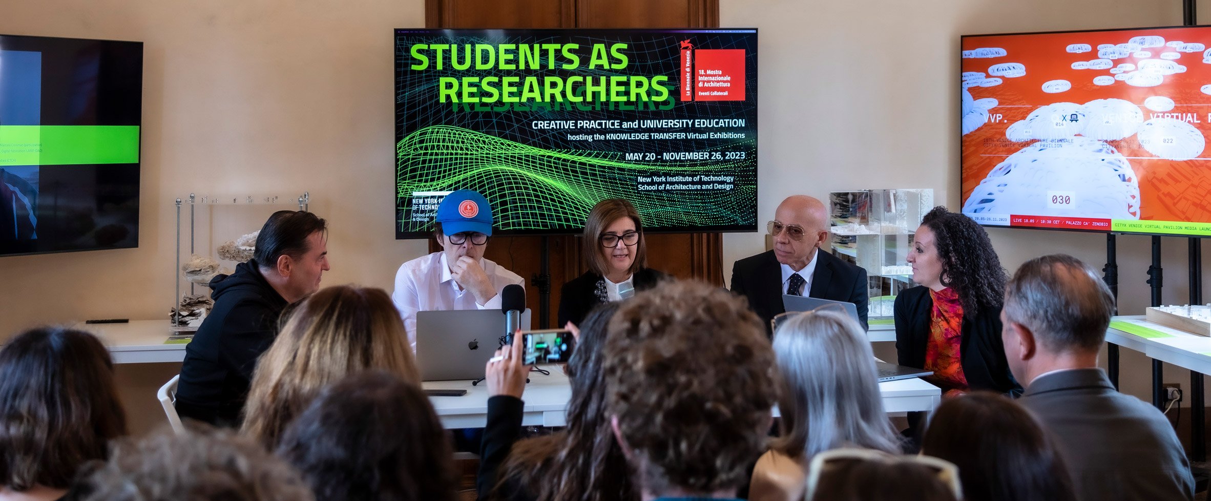 Speakers at a NYIT event