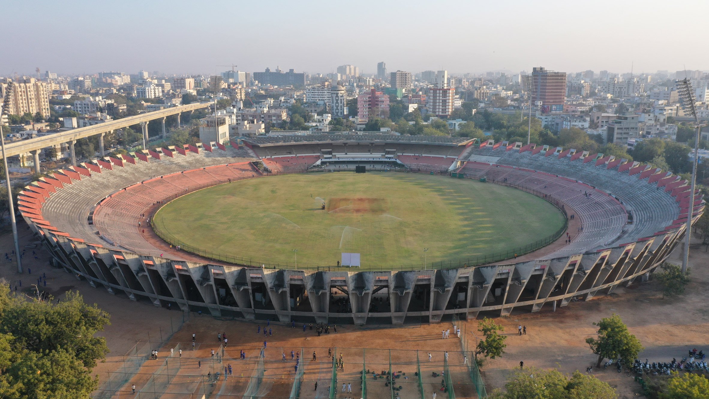 Sardar Vallabhbhai Patel Stadium in Ahmedabad, India