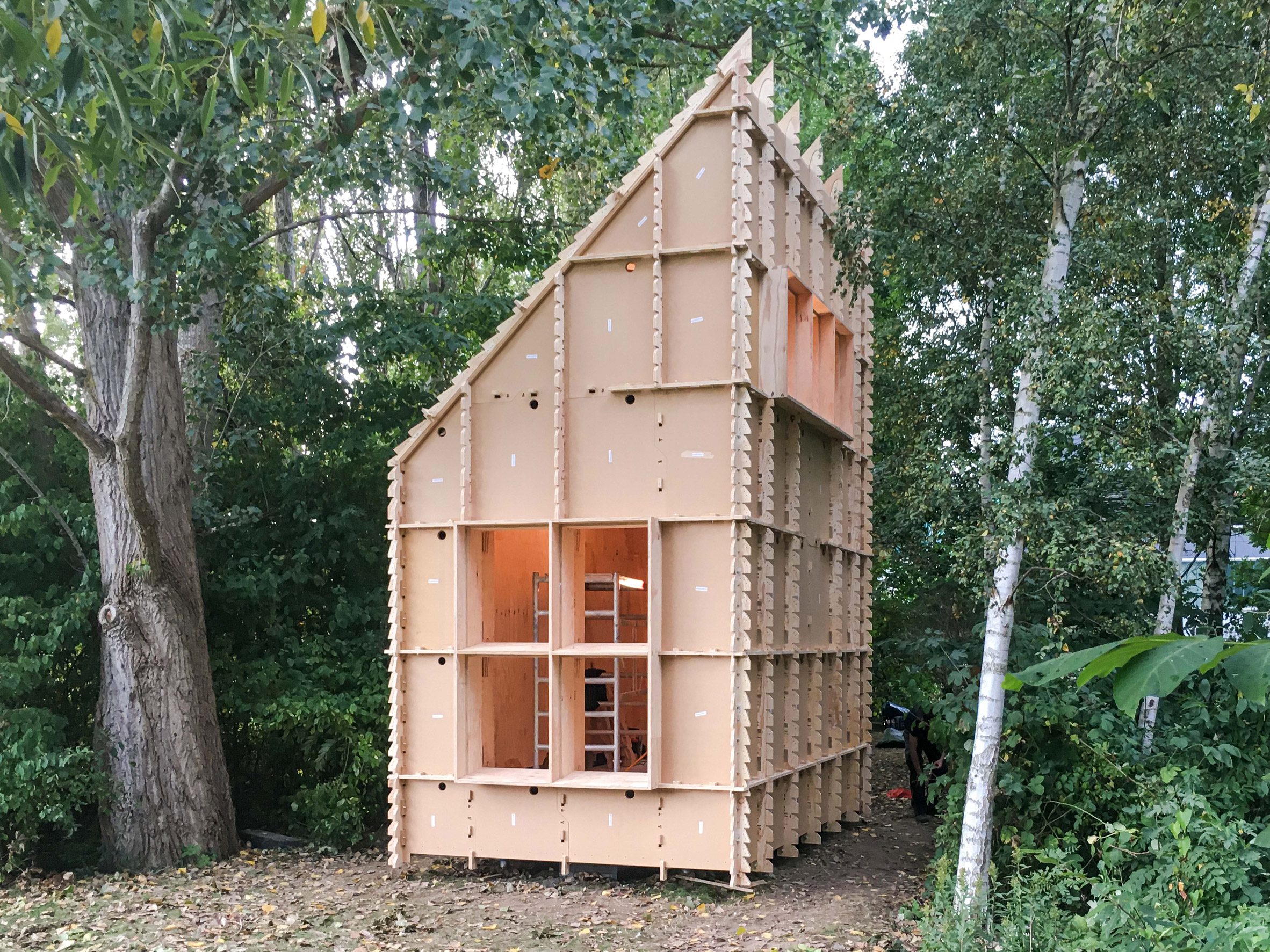Digital House under construction