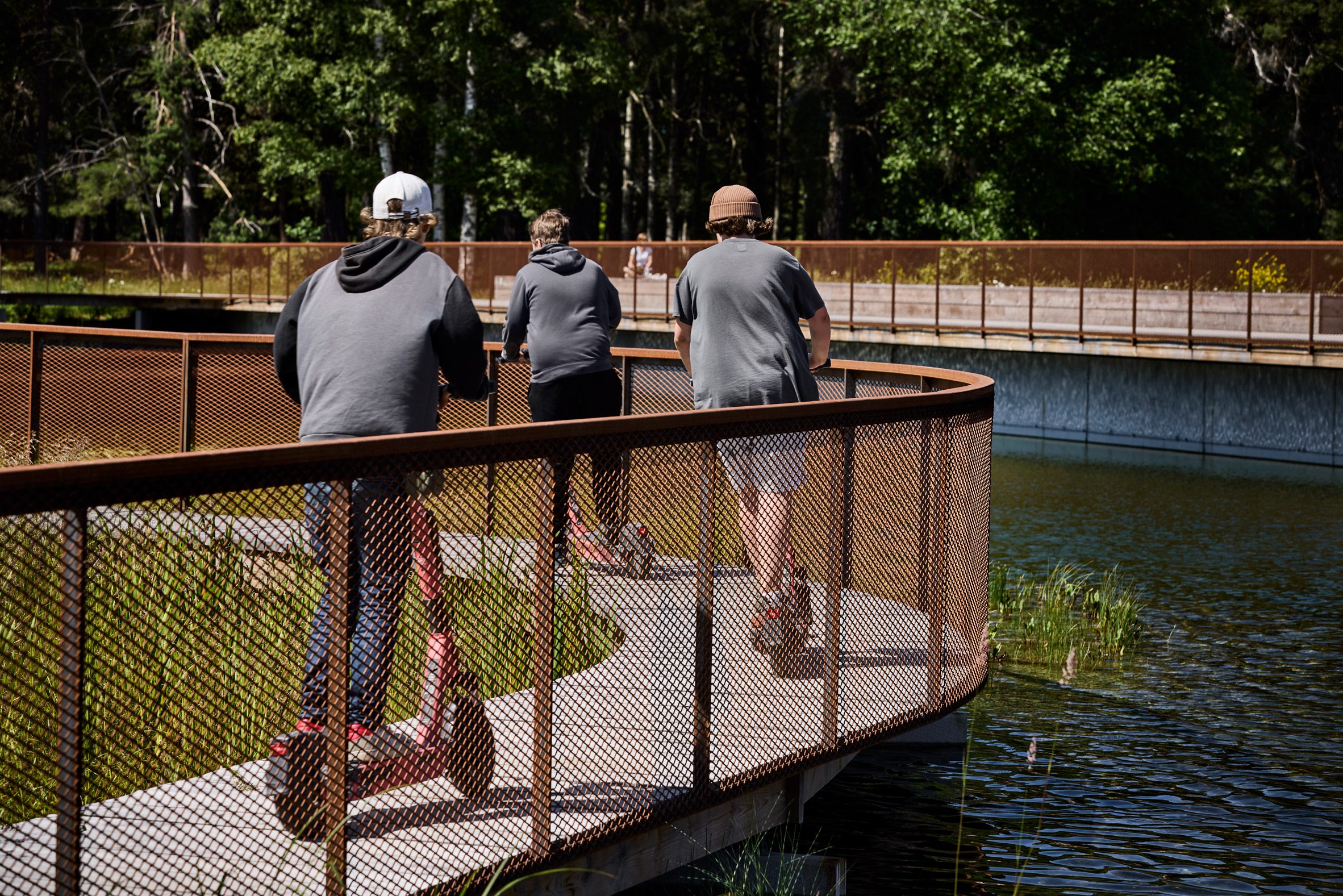 Stormwater pond in Stockholm