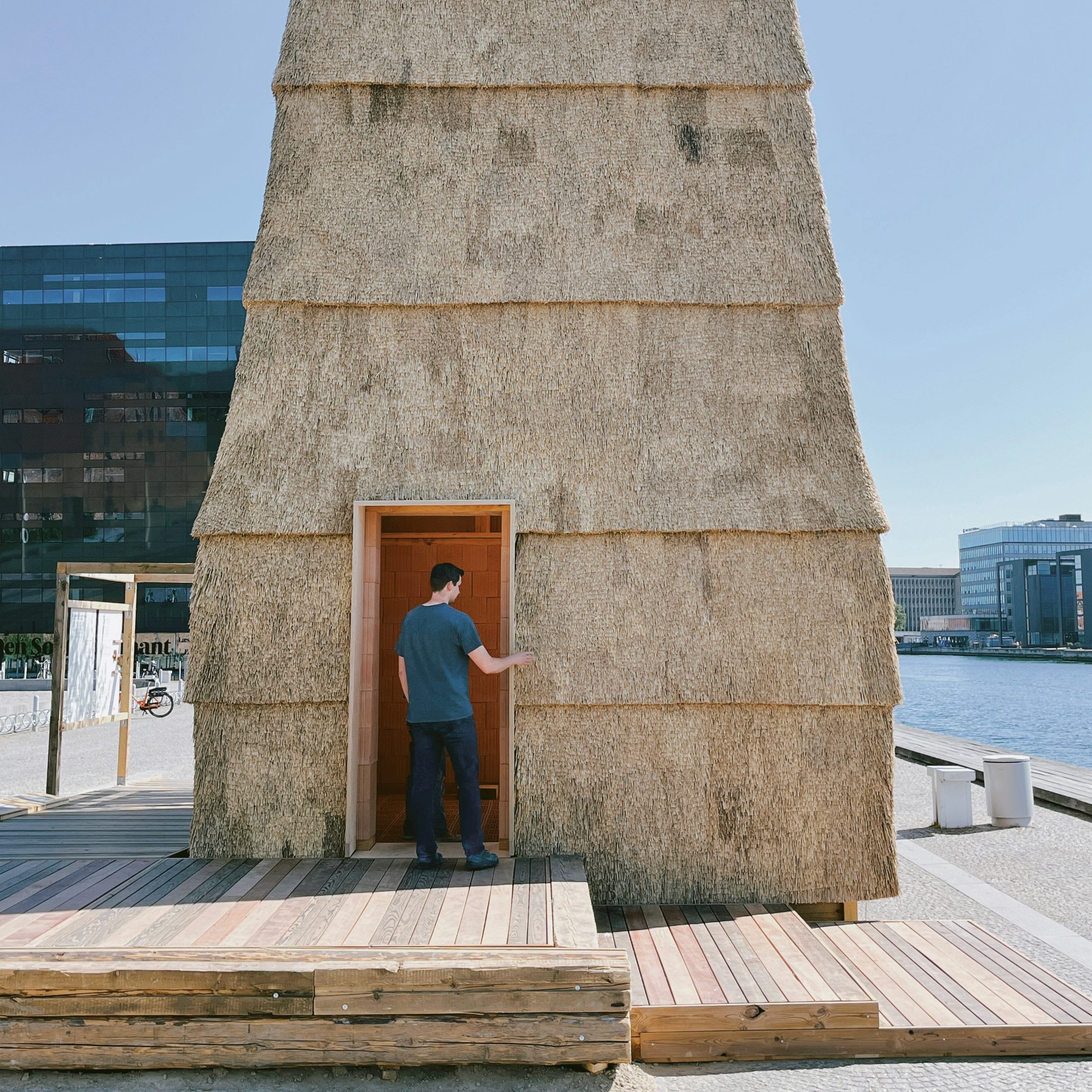 Thatched Brick Pavilion by Leth & Gori, Rønnow and CINARK