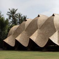 It has an undulating roof