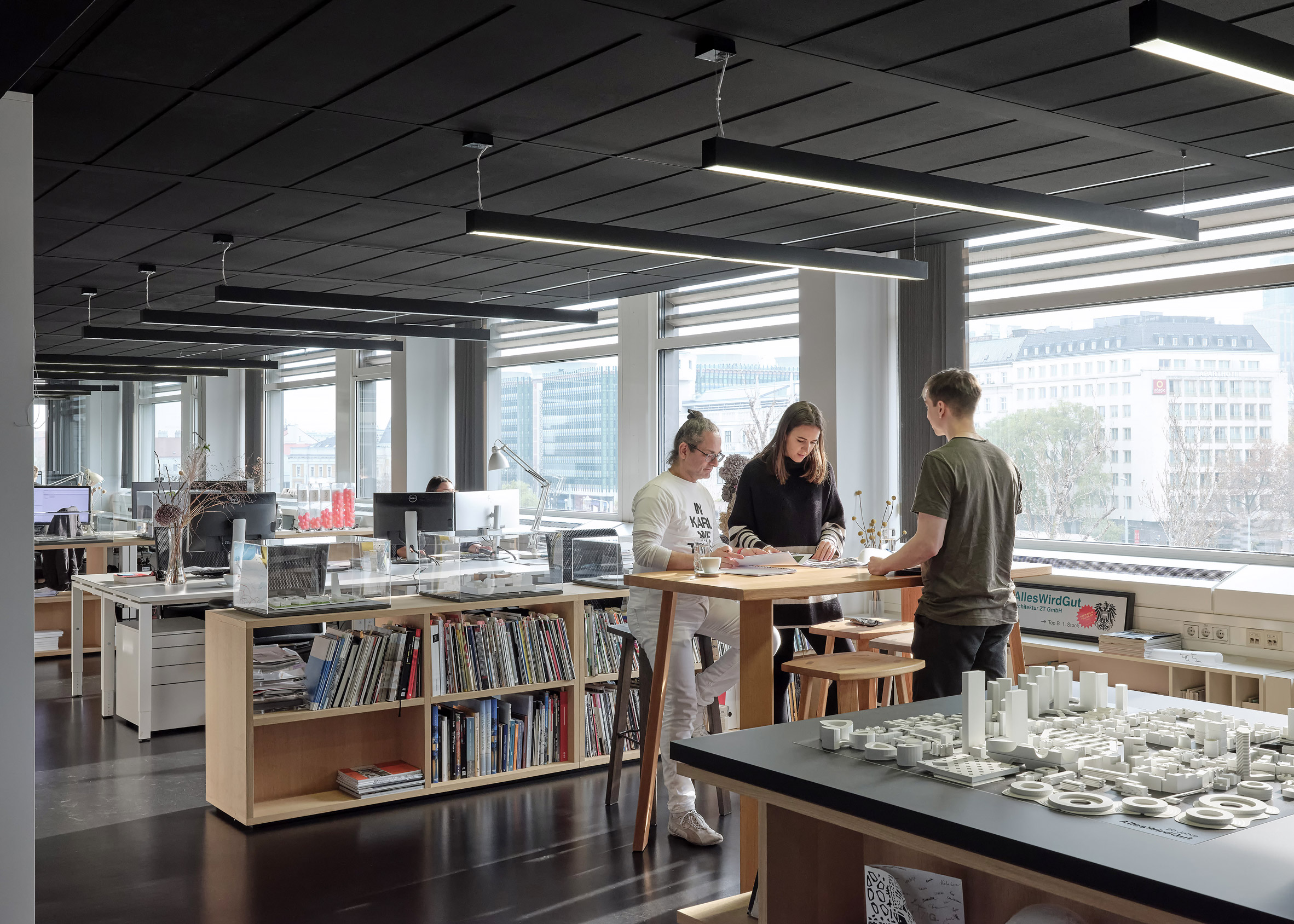 Photo of Vienna architecture studio AllesWirdGut by Marc Goodwin of Archmosphere
