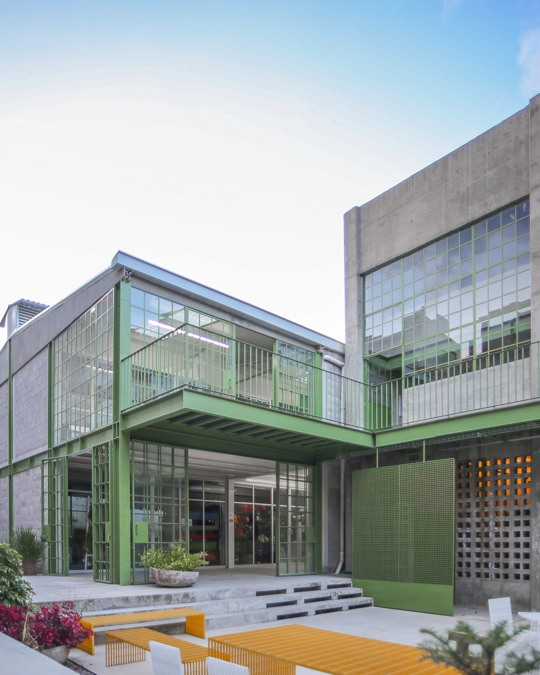 Green trimmed concrete reuse project