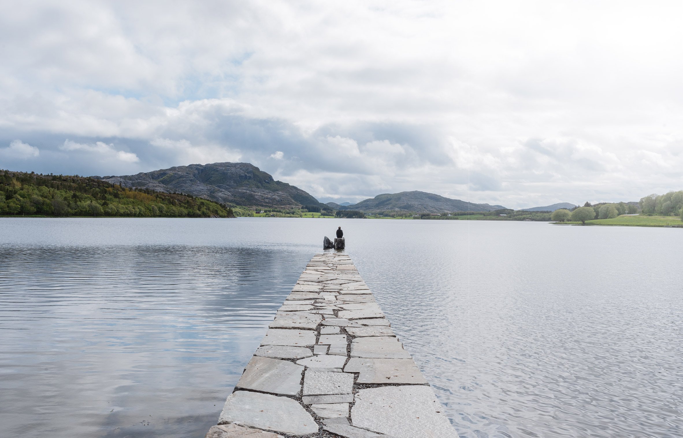 Viewpoint at Norwegian jetty