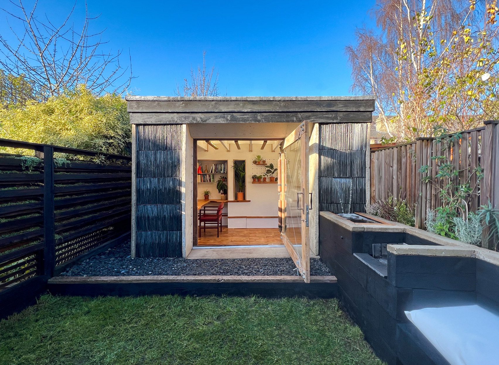 Main elevation of The Garden Retreat by The Environmental Design Studio
