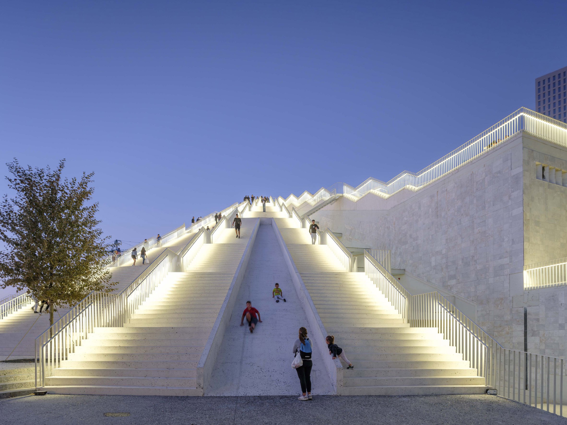 Slide at Tirana pyramid