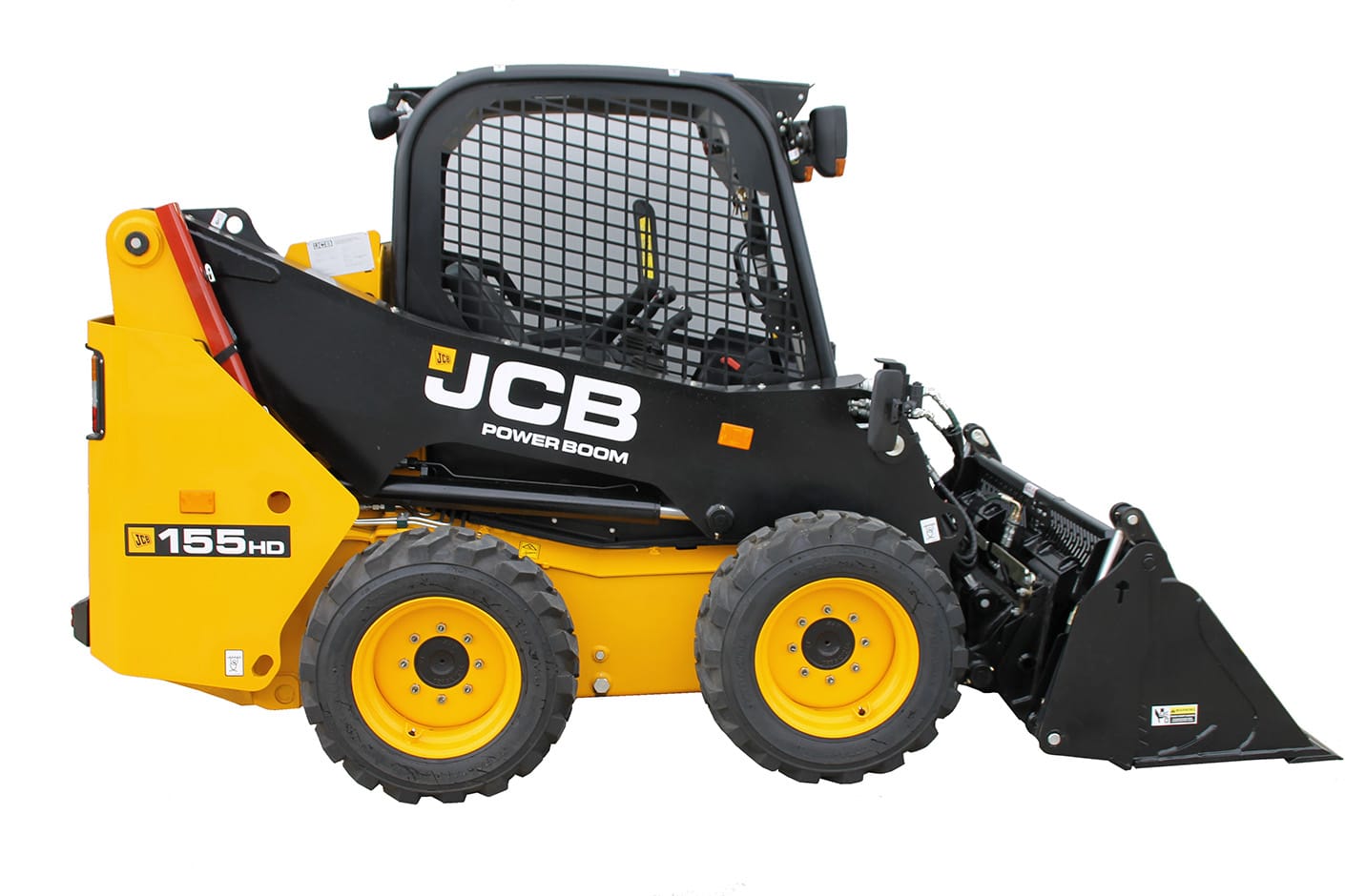 The performance of the JCB 155DH skid steer loader makes it a leader in the field. 