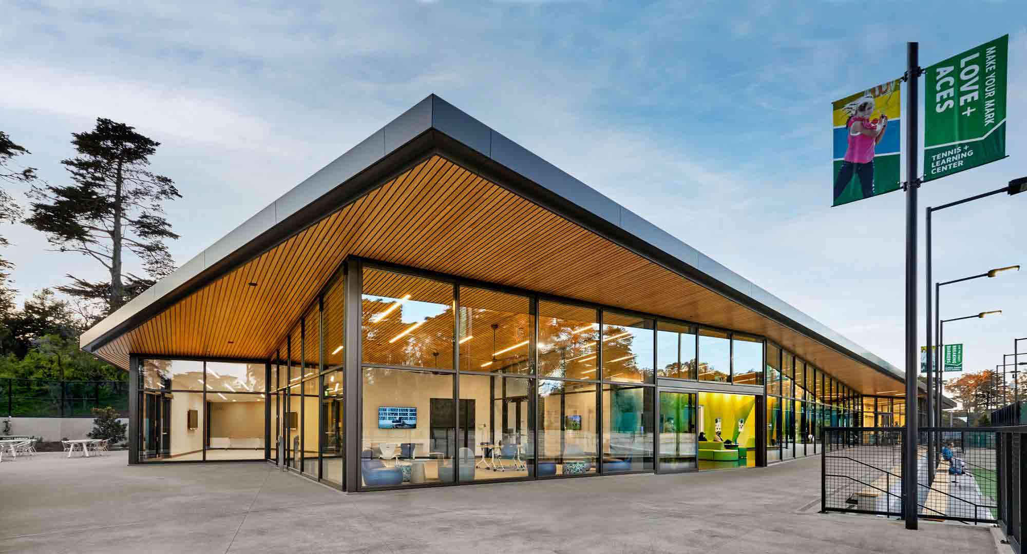 Lisa & Douglas Goldman Tennis Center (with HGA) by EHDD