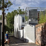 Helvetia side view including rooftop garden
