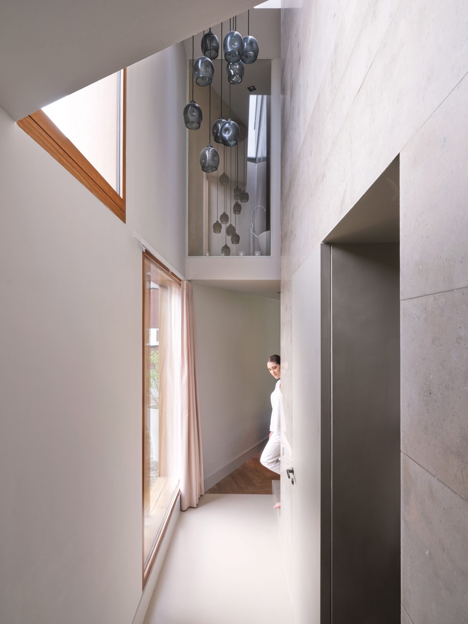 Double-height atrium