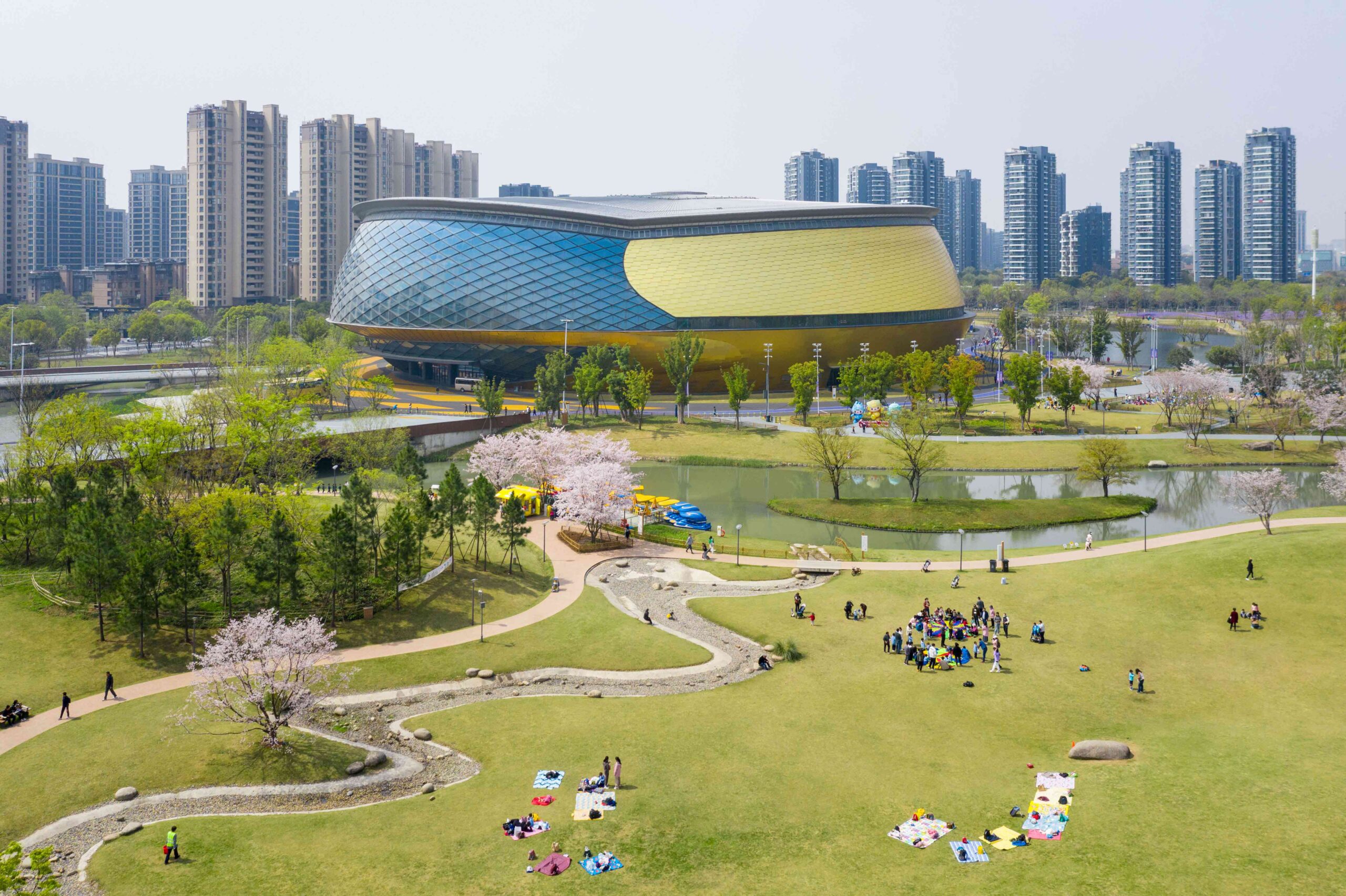 Asian Games 2022 Hybrid Stadium by Archi-Tectonics NYC