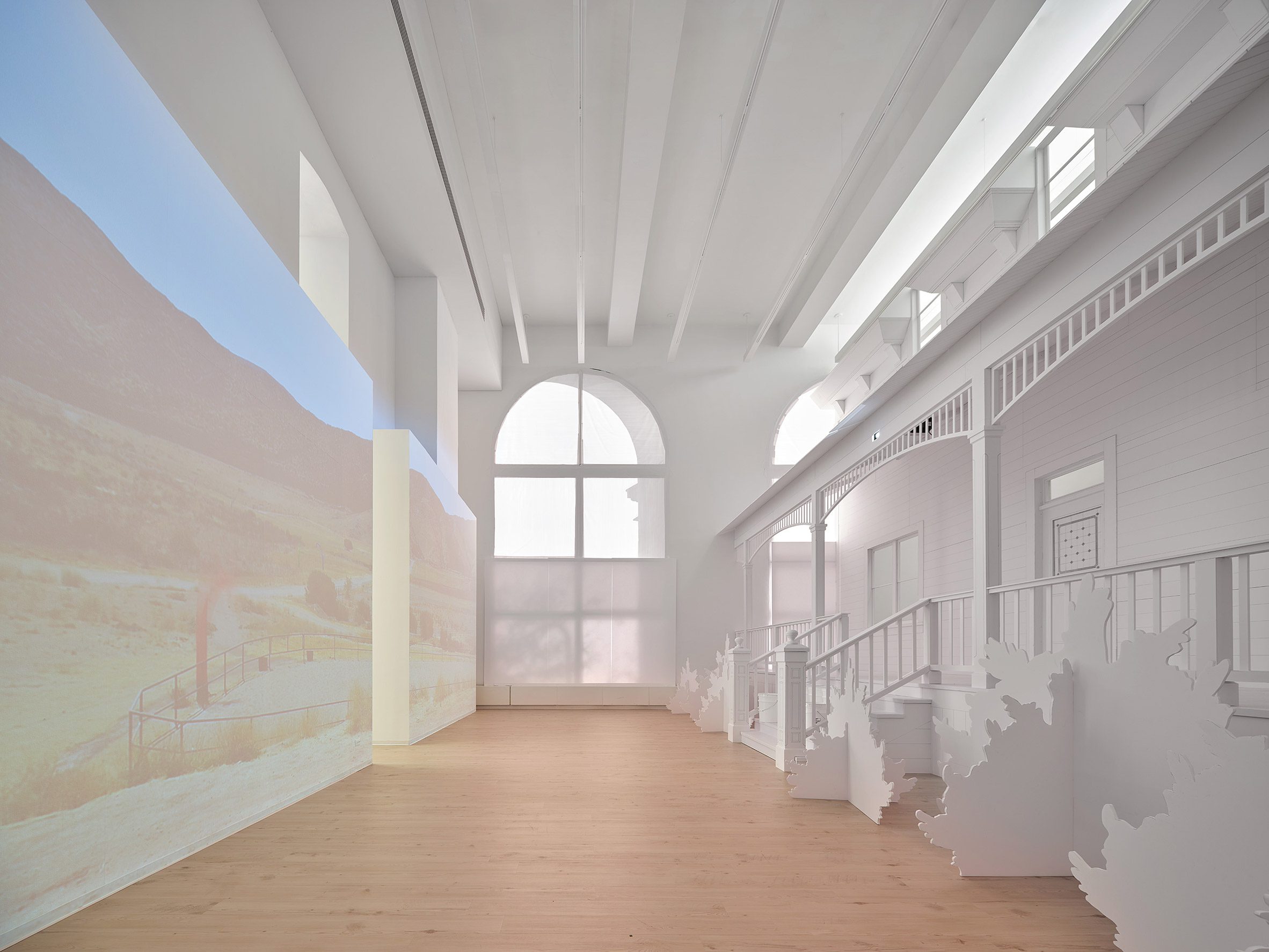 Ruth De Jong Nope installation at the Chicago Architecture Biennial