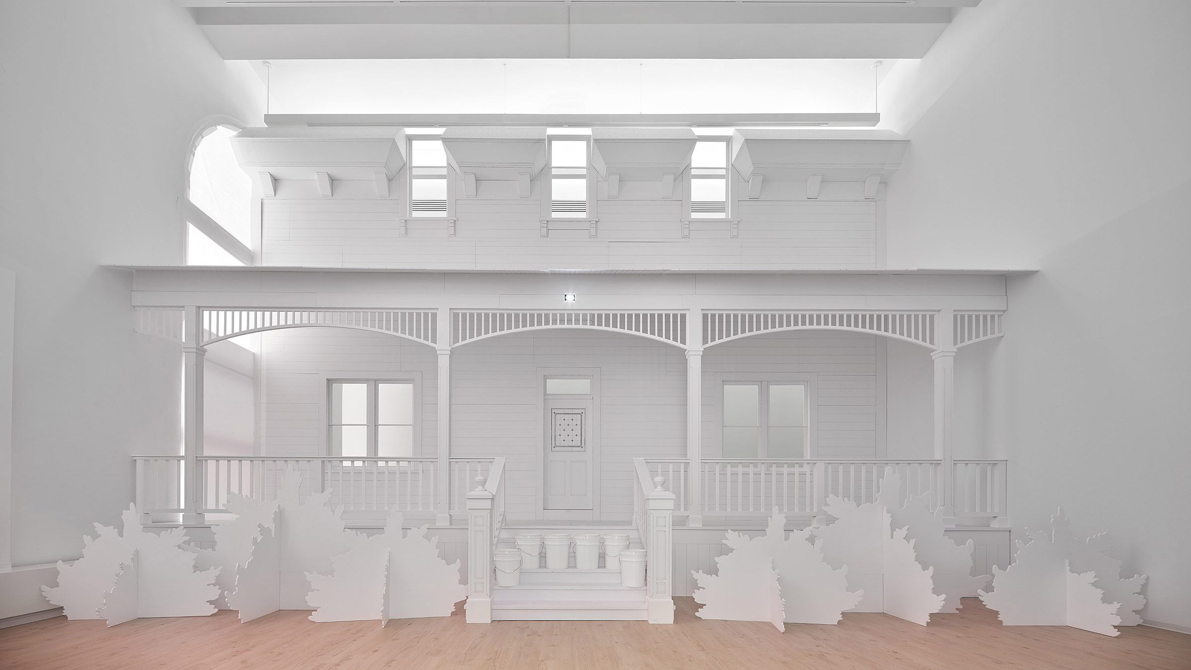 Ruth De Jong Nope installation at the Chicago Architecture Biennial