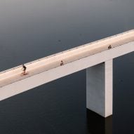 Štvanice Footbridge in Prague by Petre Tej, Marek Blank and Jan Mourek
