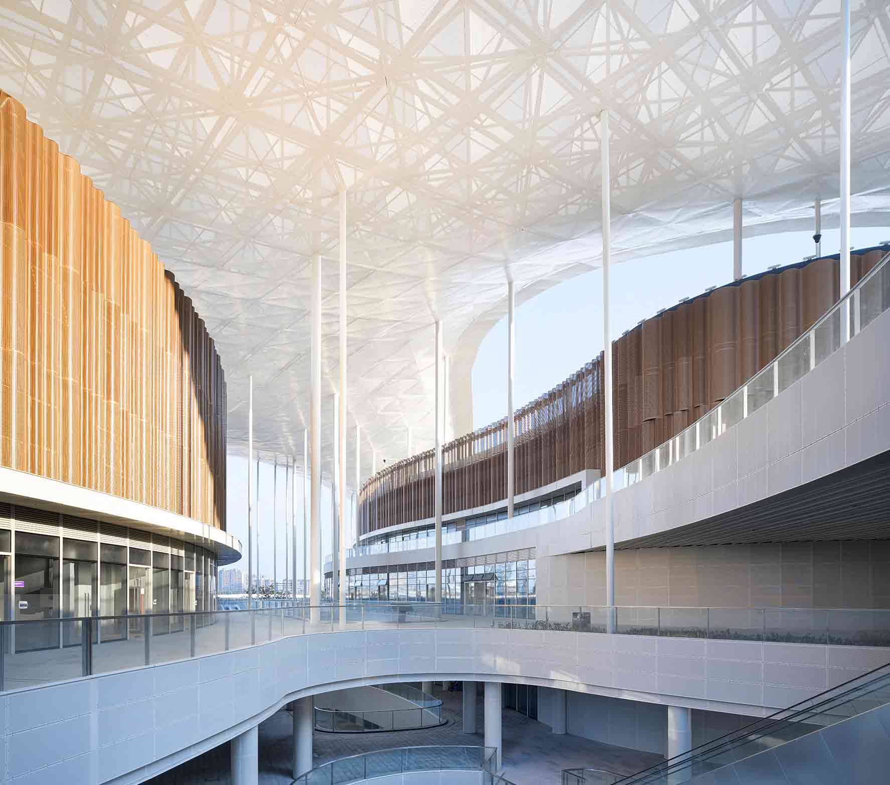 The Hangzhou Asian Game Baseball and Softball Sports Cultural Center by The Architectural Design & Research Institute of Zhejiang University Co., Ltd.(UAD)