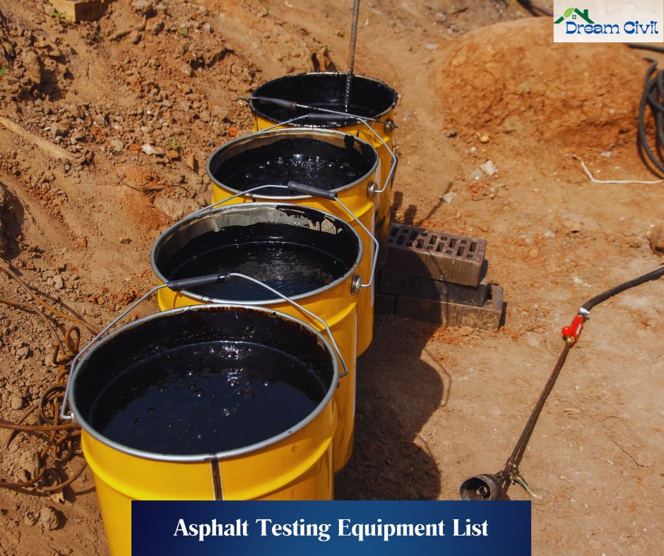Asphalt Testing Equipment List