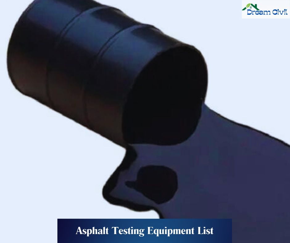 Asphalt Testing Equipment List