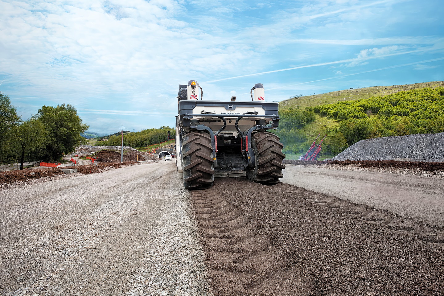 Road rehabilitation and increased machinery sustainability are just two focus areas of the Wirtgen Group heading into 2024. Image: Wirtgen.