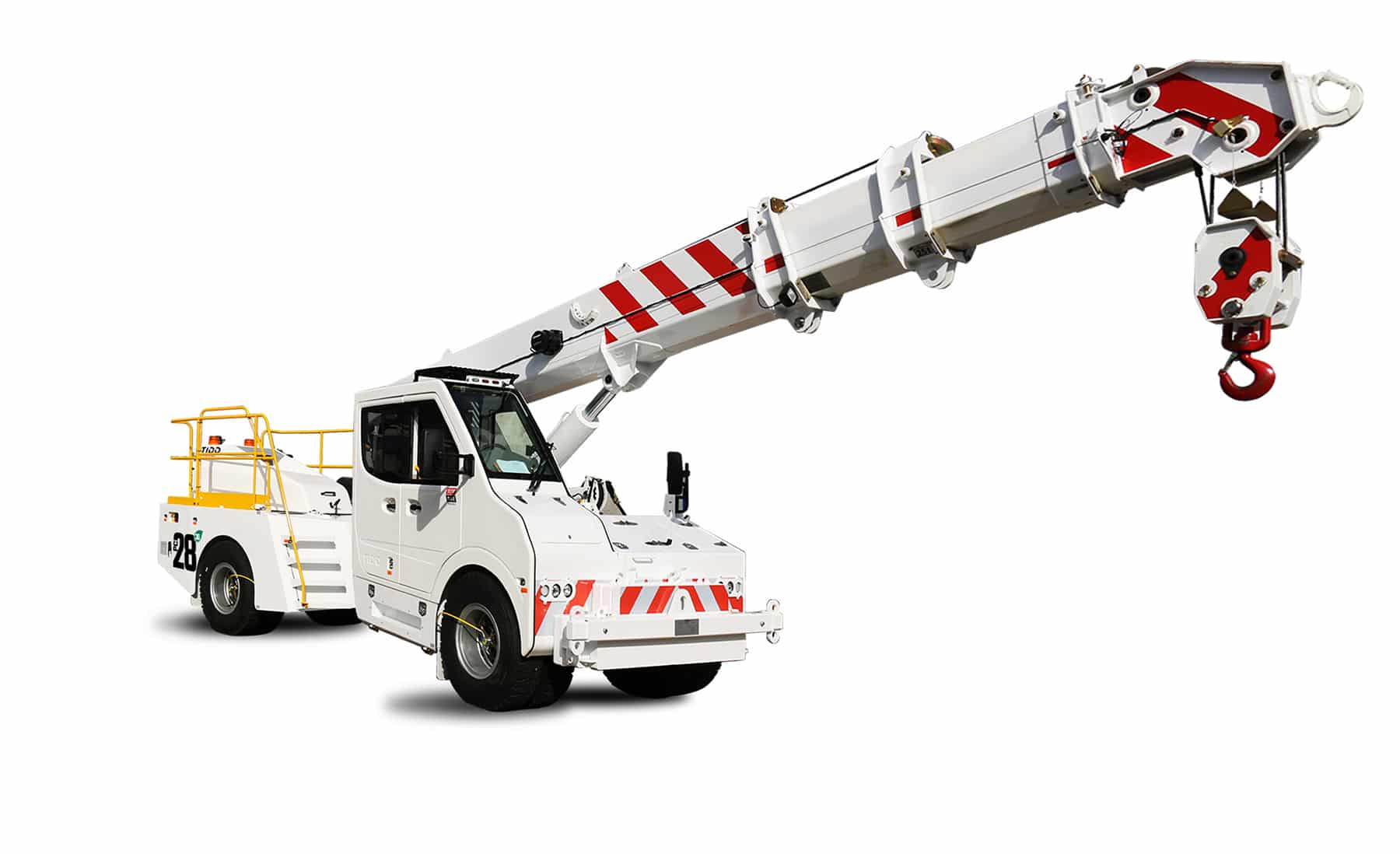 The new TIDD PC28-3G has a 18.65 metre full power boom. Image: TRT.