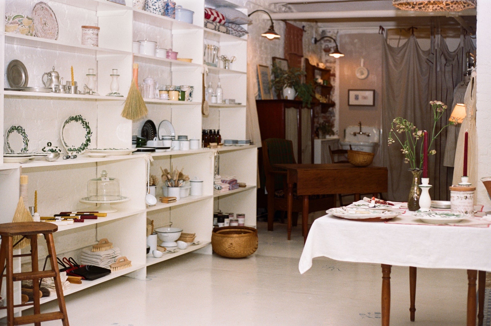 Inside the new Salter House storefront in the East Village.