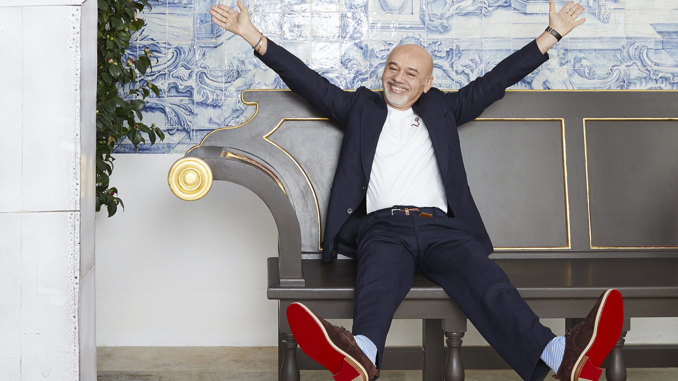 Christian Louboutin portrait by Jose Castellar