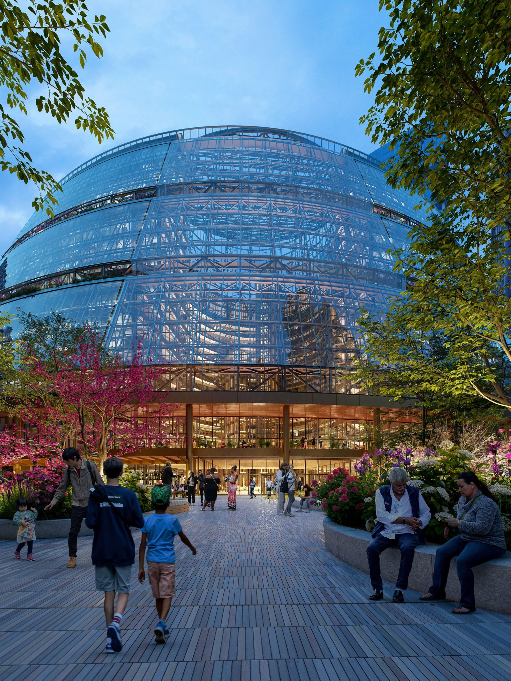 Thompson Center Google redesign renderings