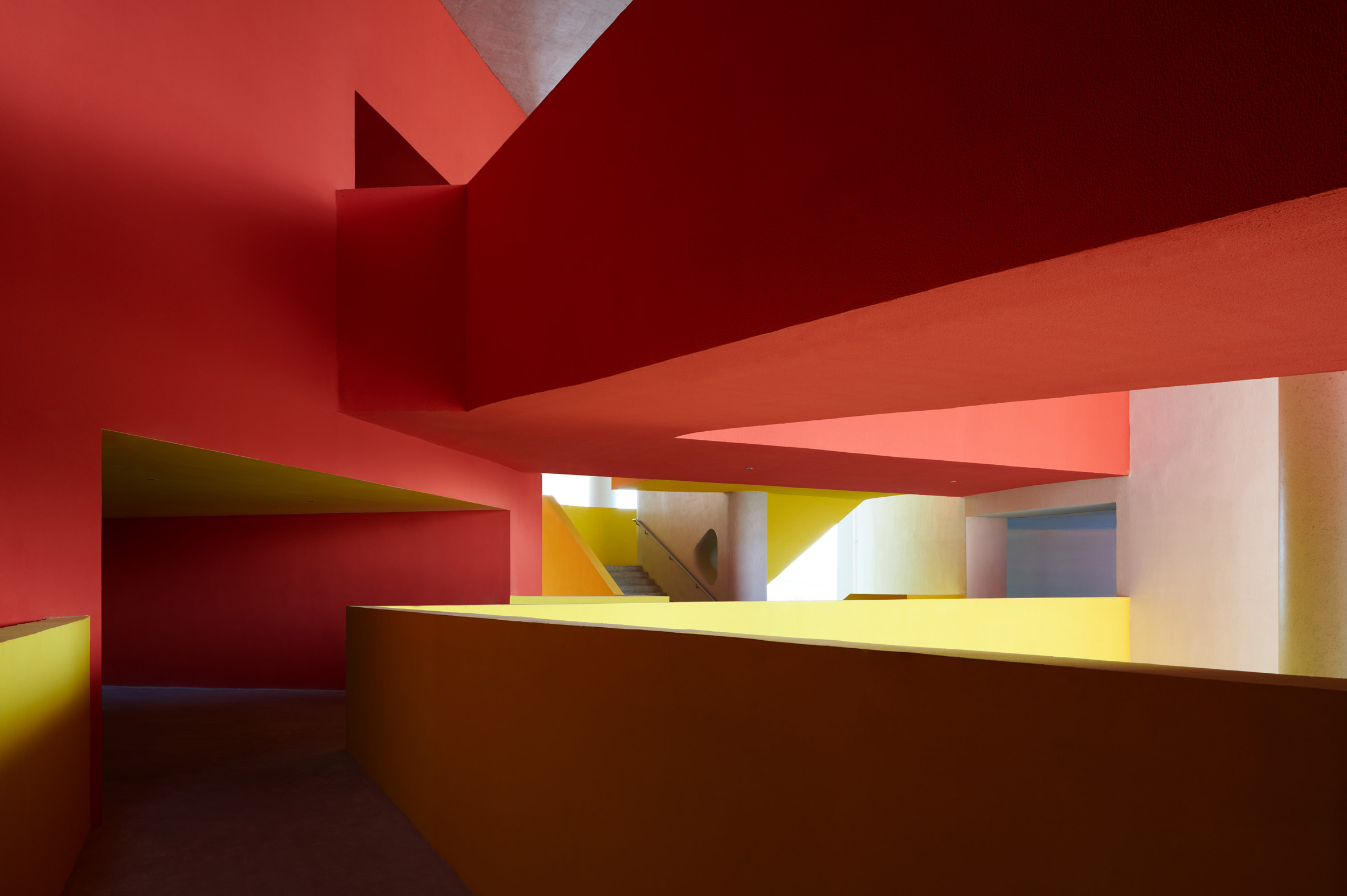 Interior of Haikou Jiangdong Huandao Experimental School 