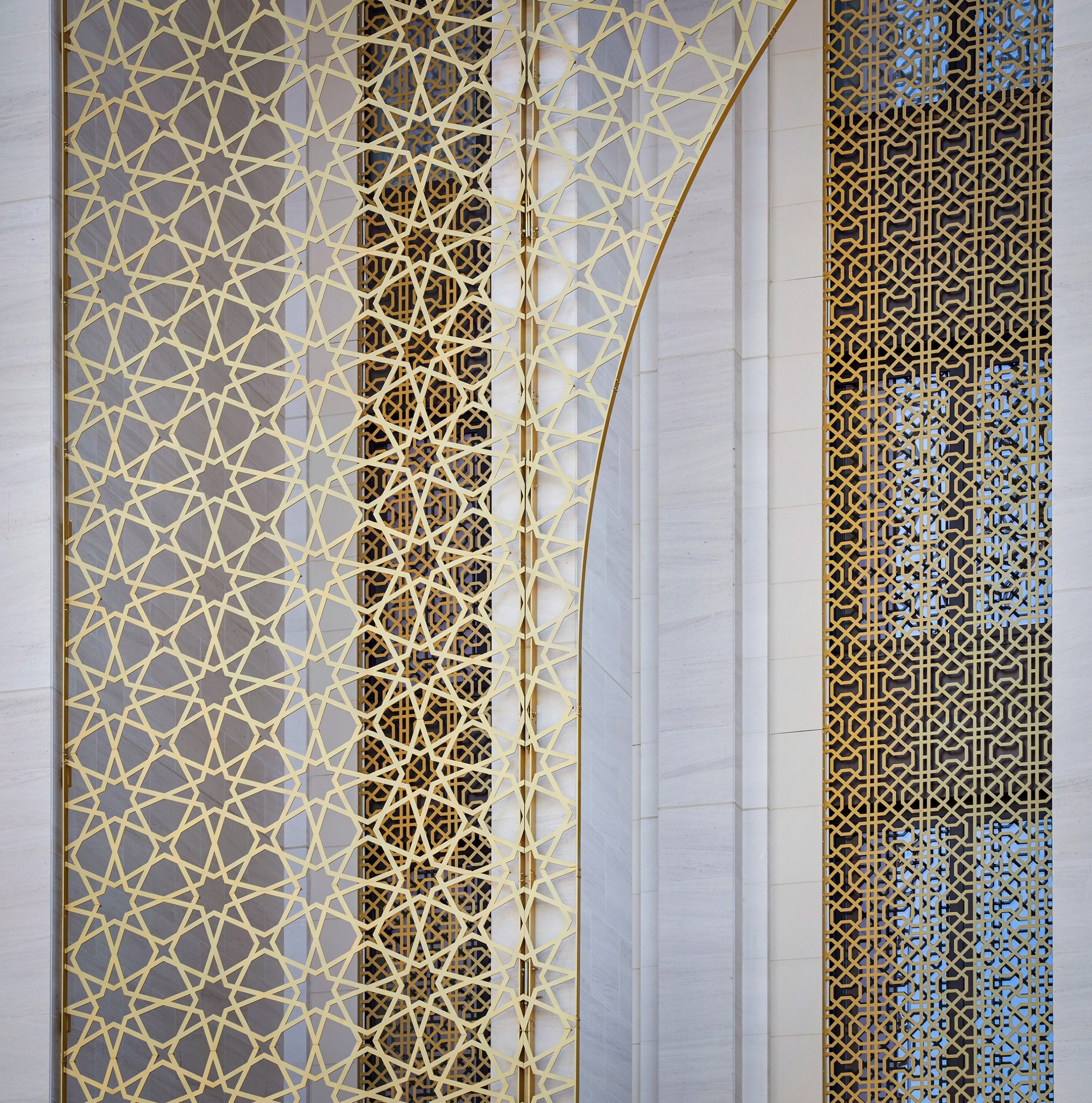 Facade of the Baitul Futuh Mosque complex