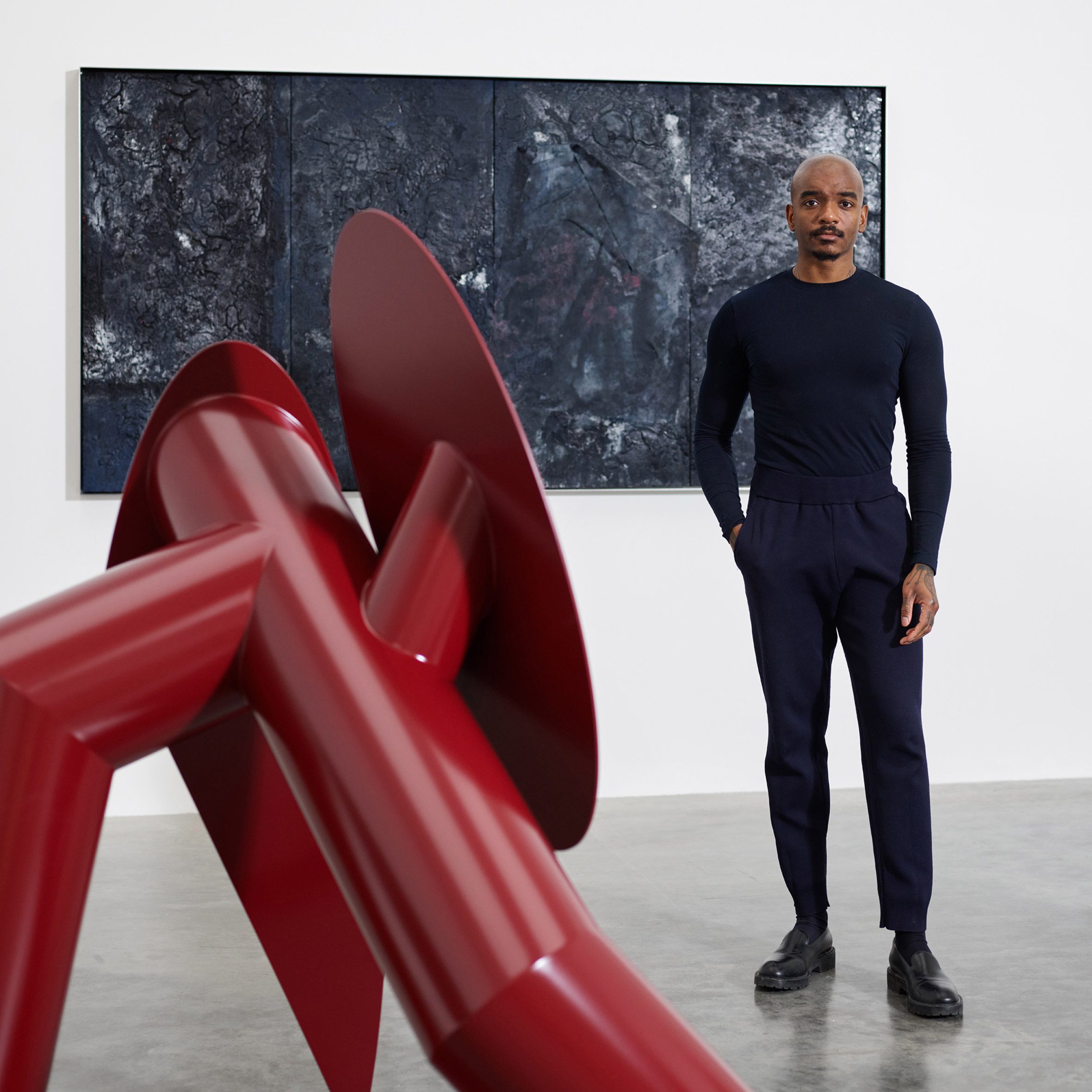 Designer Samuel Ross at Land exhibition