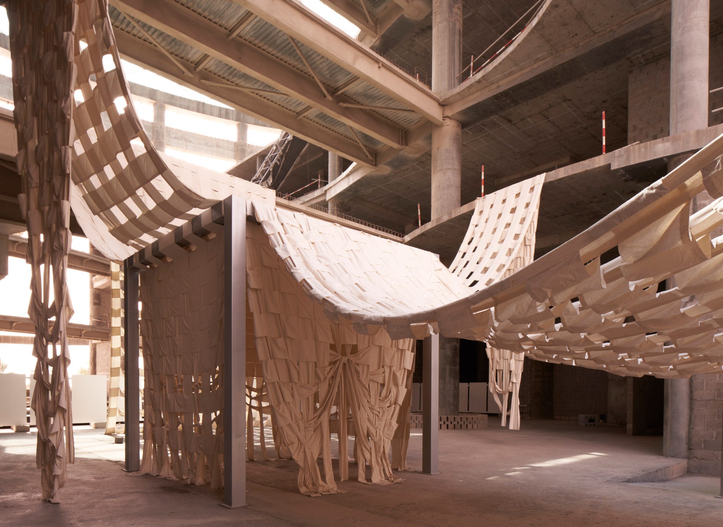 Limbo Accra installation at Sharjah Mall for Sharjah Architecture Triennial.