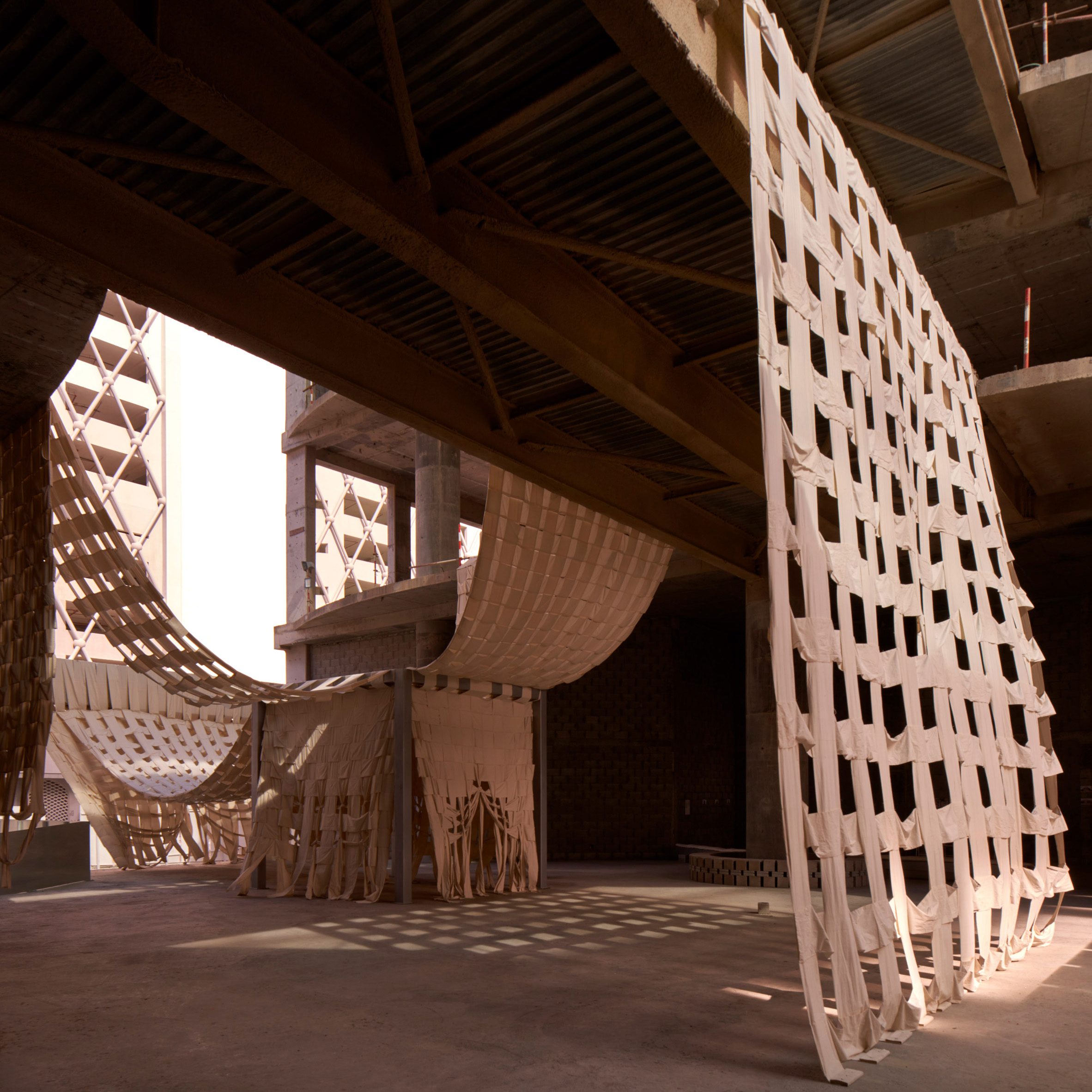 Fabric forms in Sharjah Mall