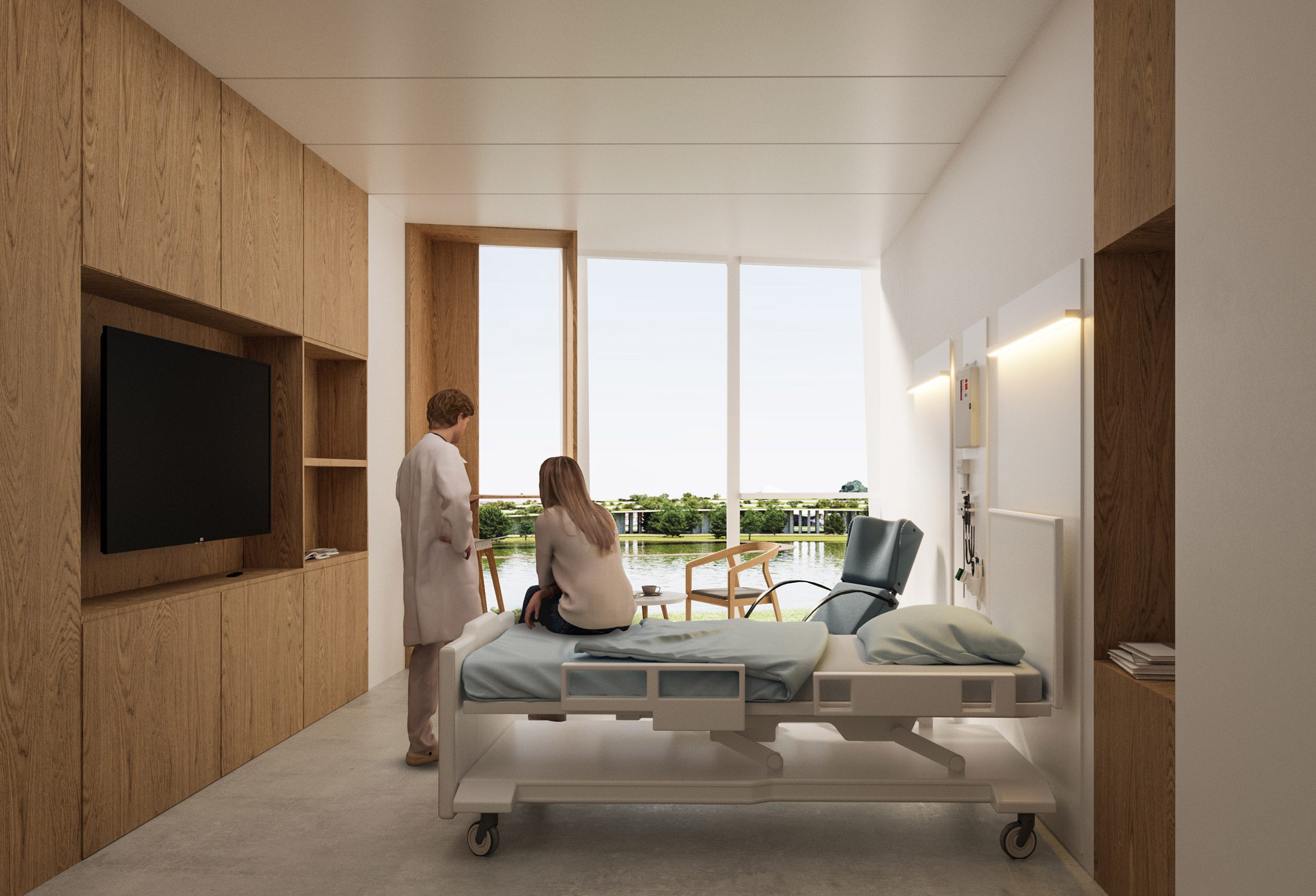 Interior of Cremona hospital