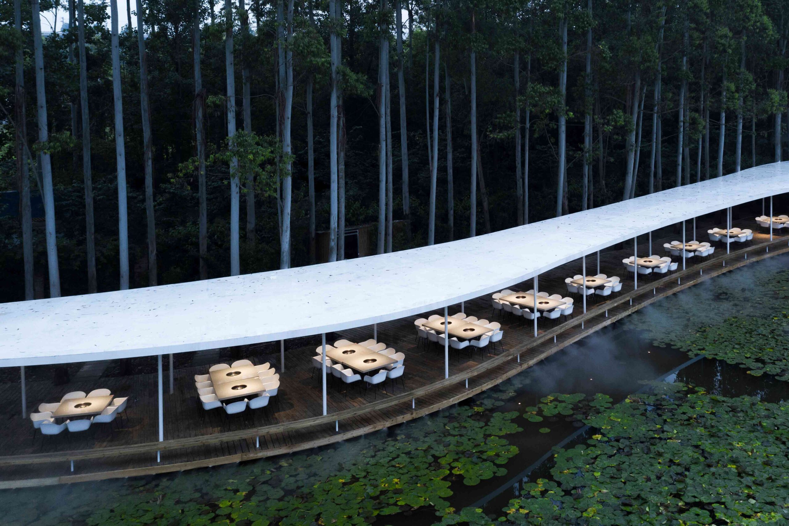 Garden Hotpot Restaurant by MUDA-Architects