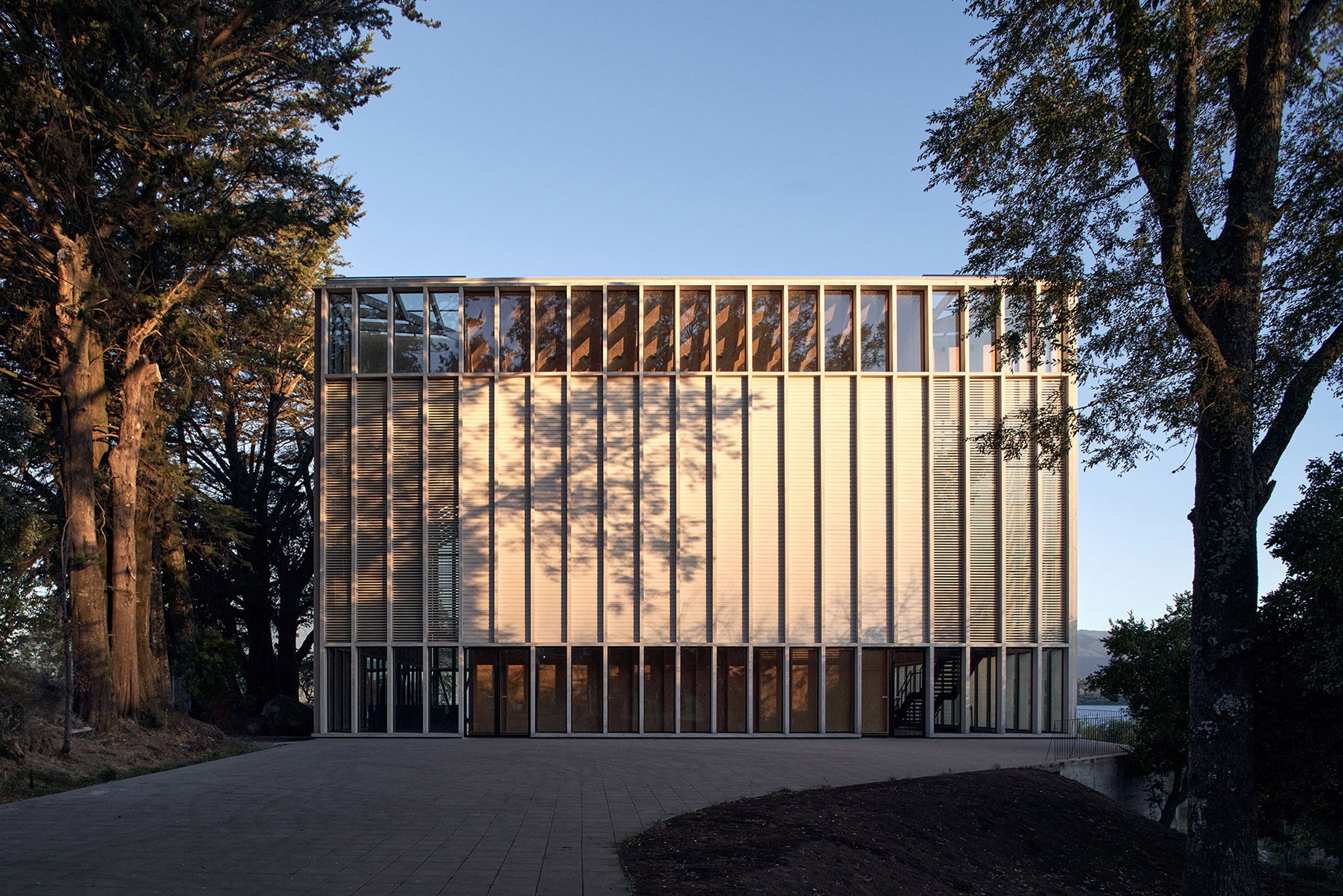 Rectilinear wooden theatre
