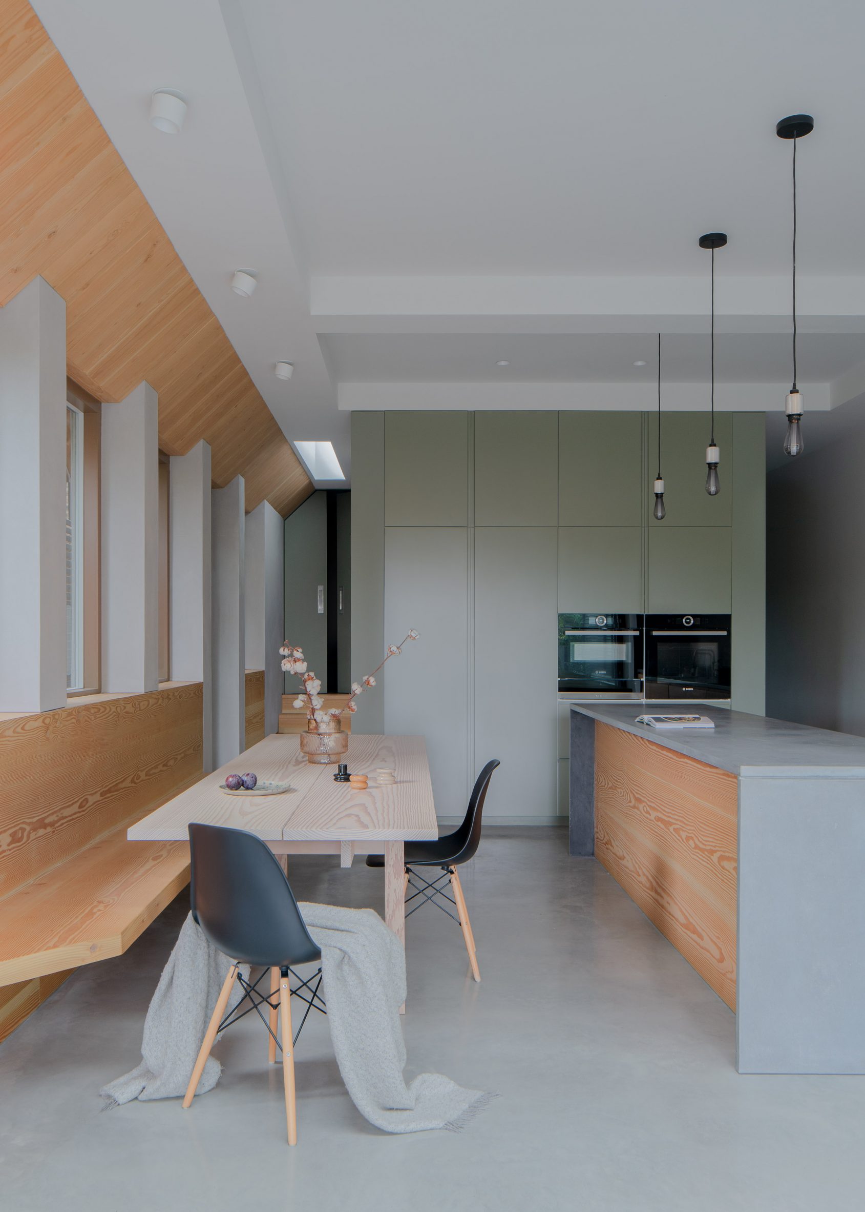 London home extension with Douglas fir interior
