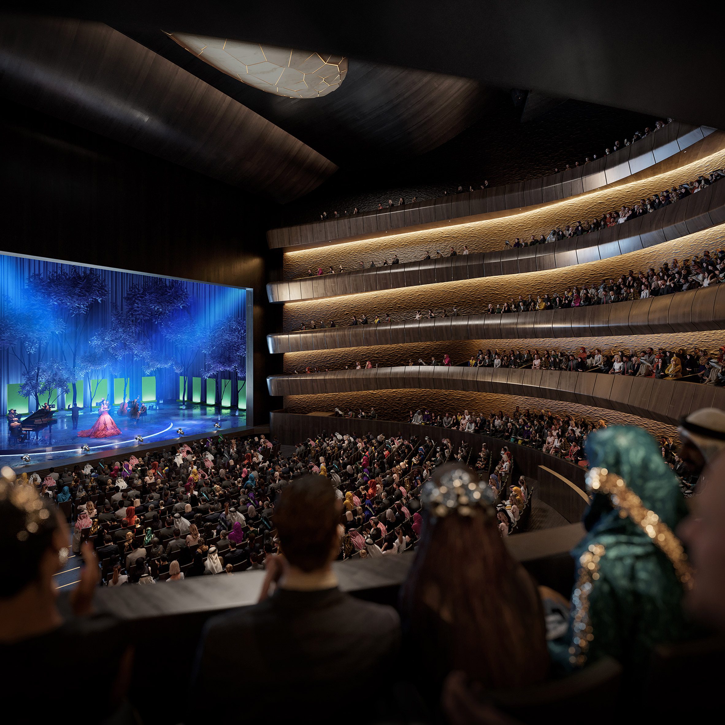 Opera house in Saudi Arabia by Snohetta