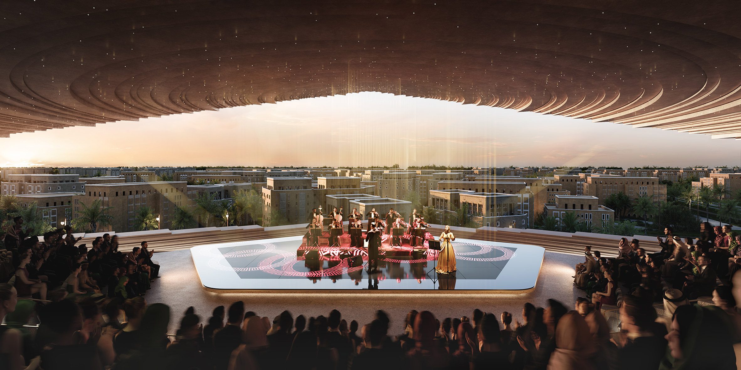 Royal Diriyah Opera House in Saudi Arabia by Snohetta